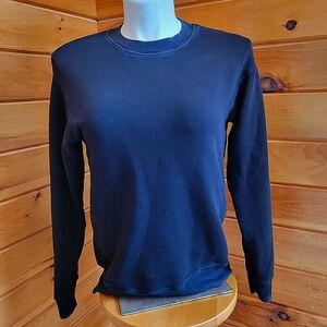 Cotton Citizen crew neck sweatshirt in a black with intentional fading size med